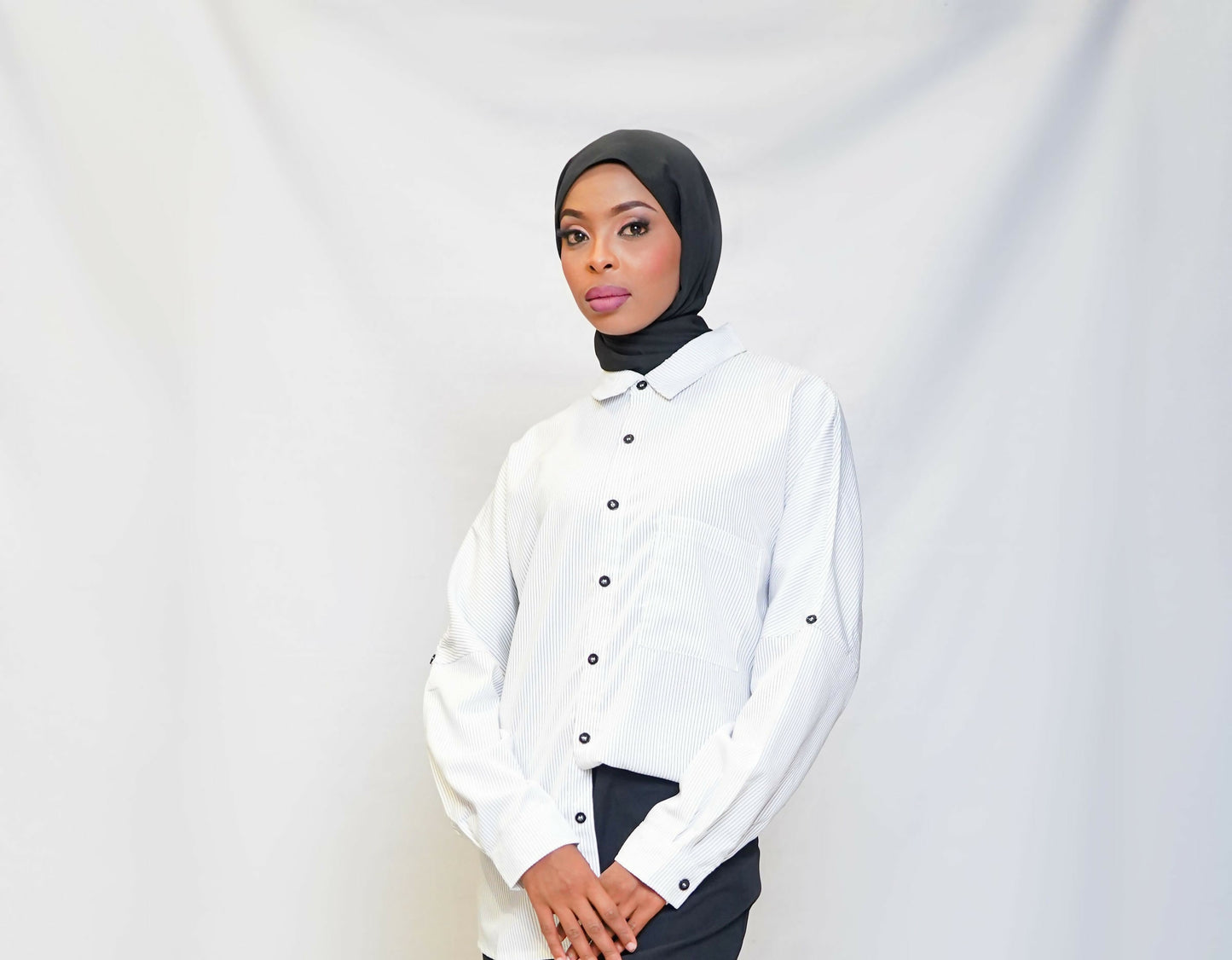 Effortless Pinstripe Button-Down