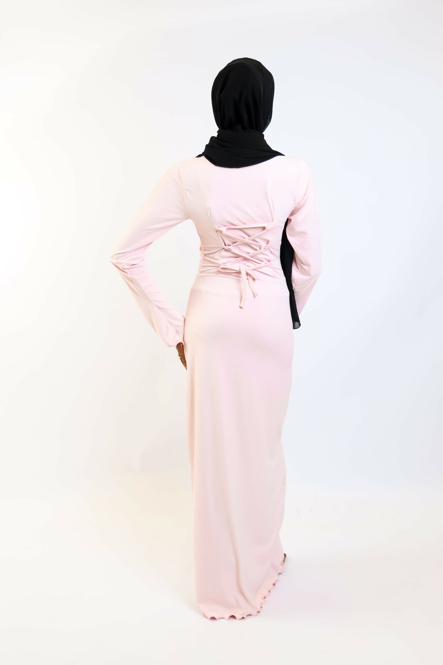 Monochrome Script Artisan Dress
