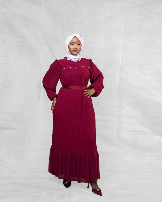 Pleated Tier Dress