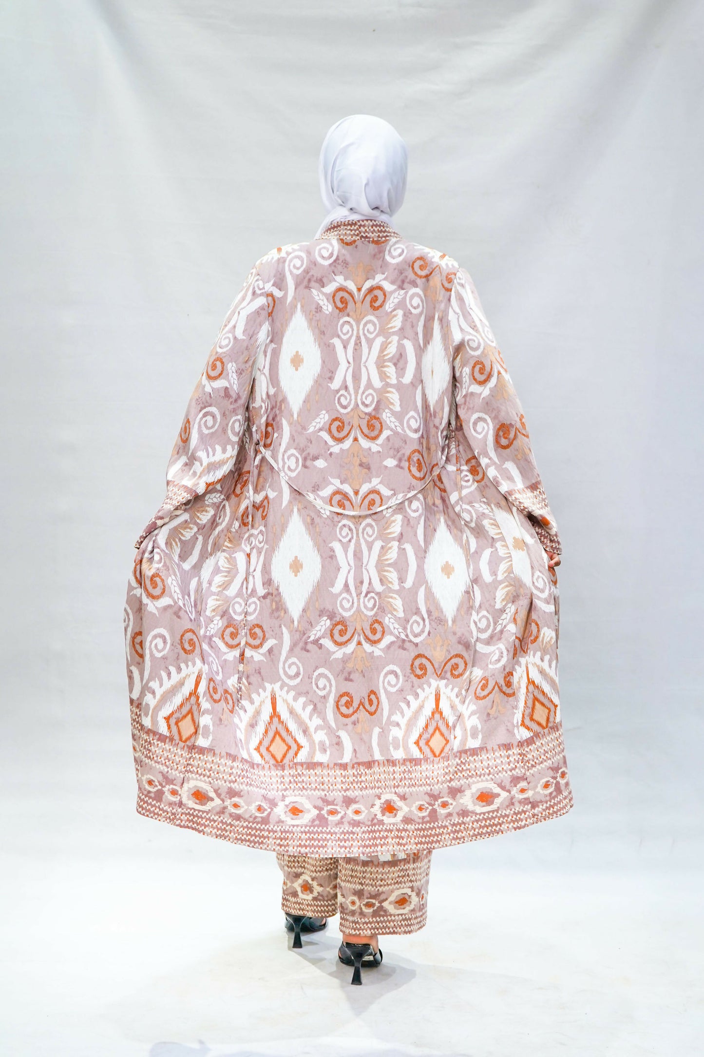 Desert Rose Ikat Kimono & Trouser Set