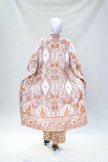 Desert Rose Ikat Kimono & Trouser Set