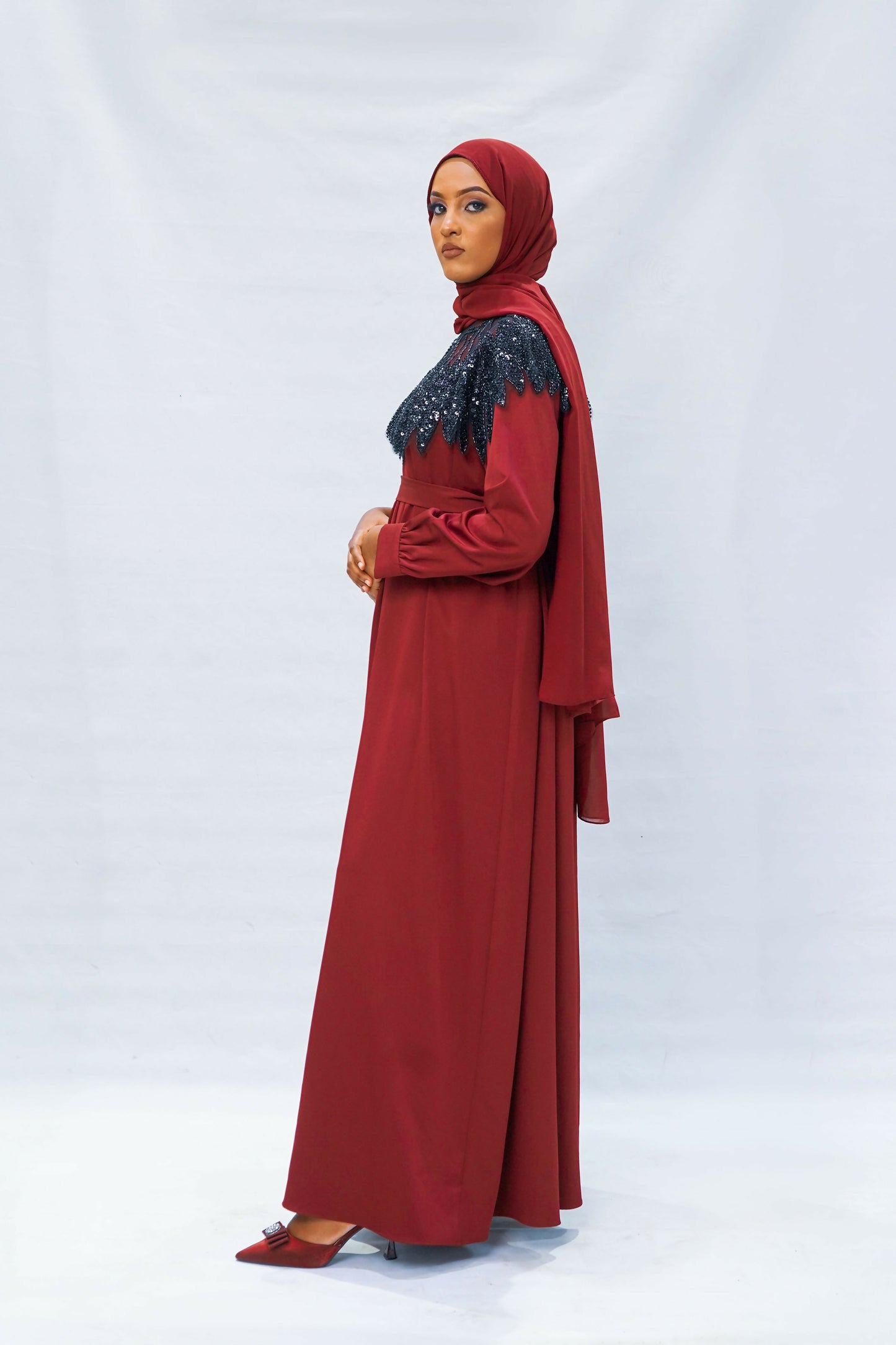 Ruby Regal Sequin Maxi Dress
