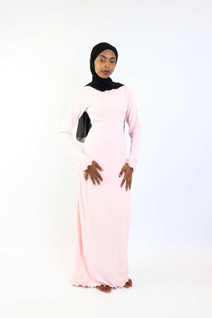 Monochrome Script Artisan Dress