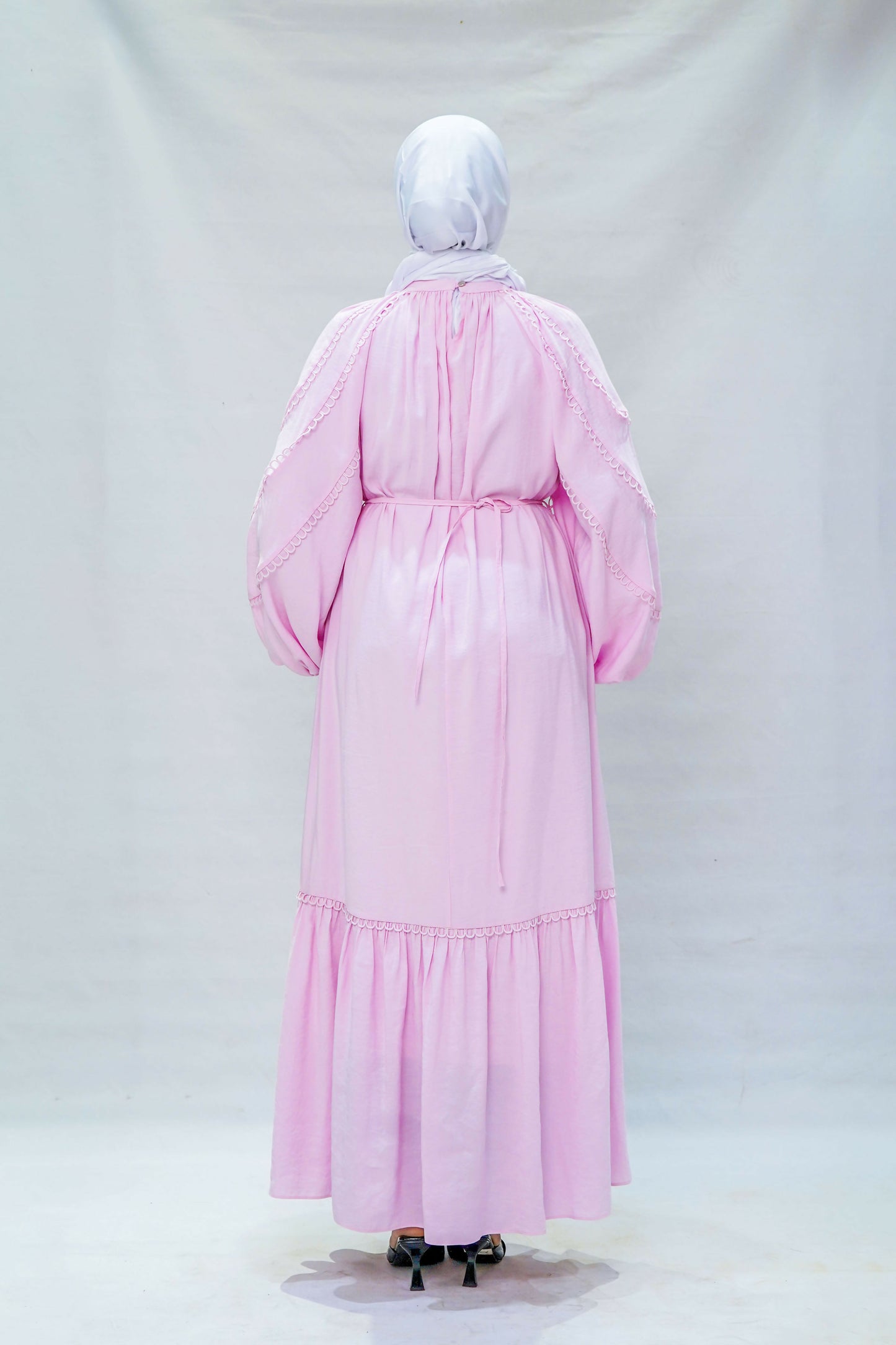 Pink Petal Tiered Maxi Dress